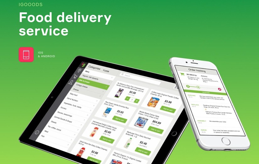 Igooods - Food delivery service screenshot 1